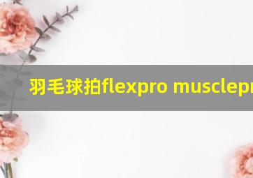 羽毛球拍flexpro musclepro-I